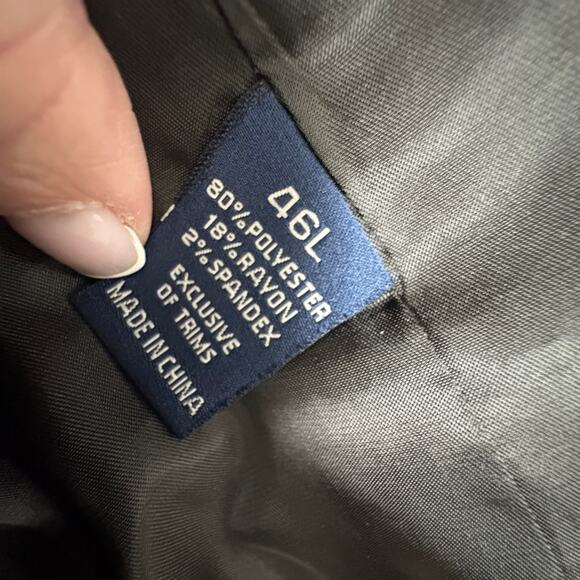 Kilburne + Finch Plaid Sport Coat Gray Black Blazer 46L Tailored Fit workwear - Picture 2 of 10